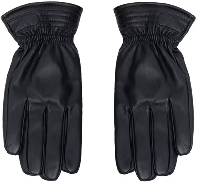 George Men's Faux Leather Glove, Black