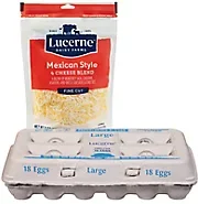 Lucerne 18 Count Large Eggs or Cream Cheese