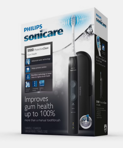 Philips Sonicare ProtectiveClean 5100 Gum Health Electric Toothbrush (Black) Deal