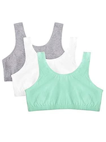 3-Pack Fruit of the Loom Women's Cotton Tank Bra Deal