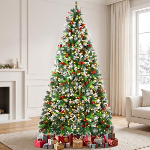 6FT Partially Snow Flocked Artificial Christmas Tree