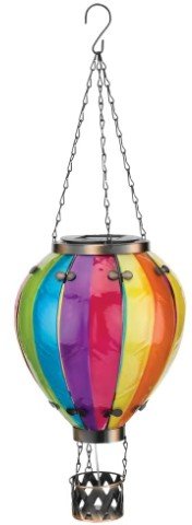 Regal Art & Gift 23.5 Inch Hot Air Balloon Solar Lantern Deal