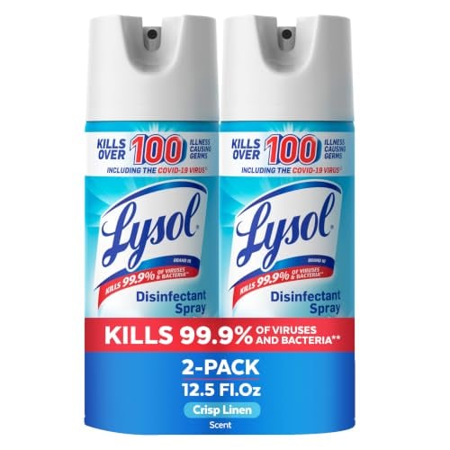 Lysol Disinfectant Spray 2-Pack 12.5-Oz (Crisp Linen)