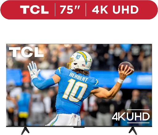 TCL 75 Inch 4K UHD LED Smart TV with Google TV Deal