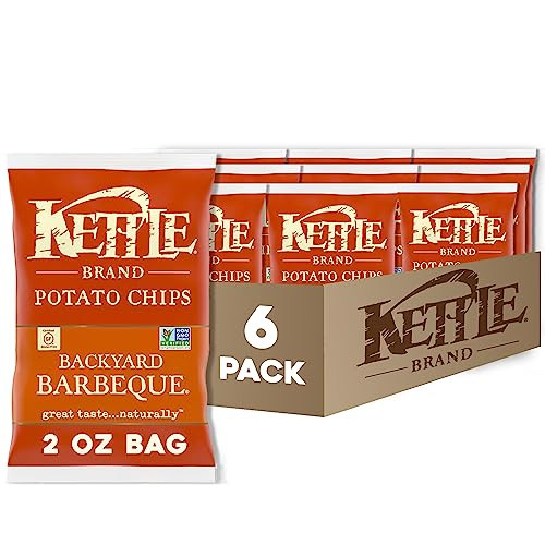 6-Pack 2-Oz Kettle Brand Potato Chips (Backyard Barbeque)
