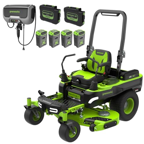 Greenworks 60V 54" MaximusZ Zero Turn Riding Lawn Mower with (2) 20.0Ah + (4) 8.0Ah Batteries and 1.5kW Fast Charger Deal