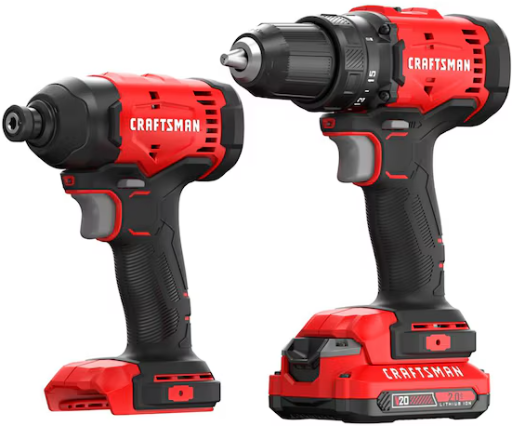 CRAFTSMAN V20 20-volt 2-Tool Power Tool Combo Kit Deal