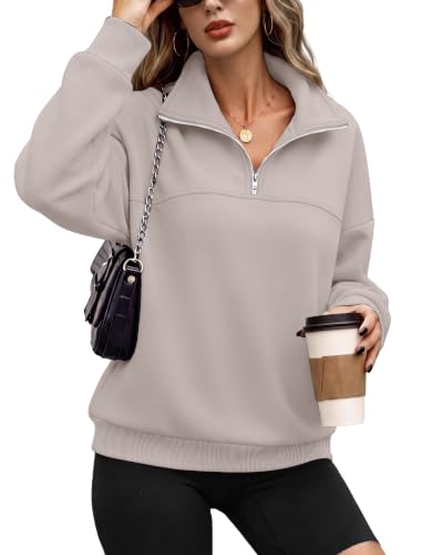 Half Zip Pullover Fleece Quarter Zipper Hoodies Deal