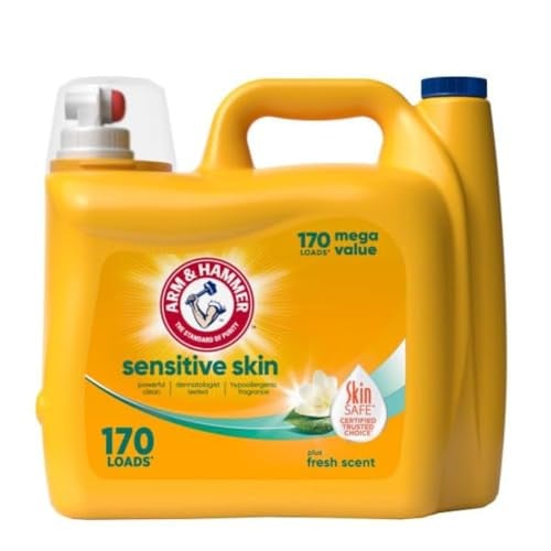 Arm & Hammer Sensitive Skin Plus Liquid Laundry Detergent 170-Oz Deal