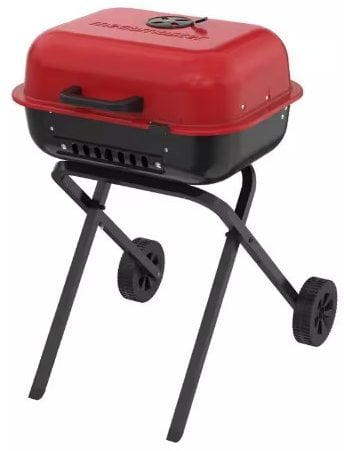 Megamaster Traverse Portable Charcoal Grill (Red) Deal