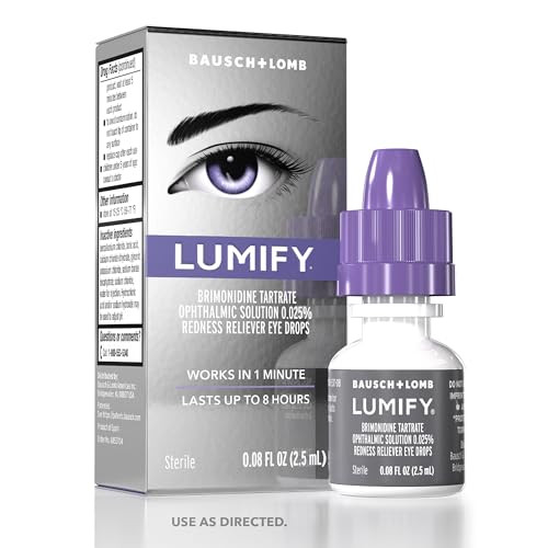 2.5mL Bausch+Lomb Lumify Eye Drops Redness Reliever