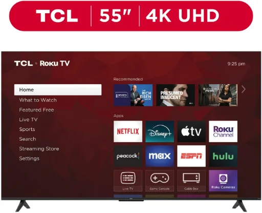 TCL 55" QLED 4K UHD Smart Google TV