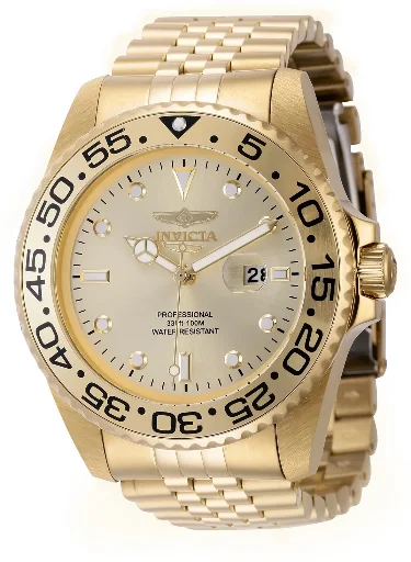 Invicta 44520 Water-Resistant Stainless Steel Watch Bezels 12mm