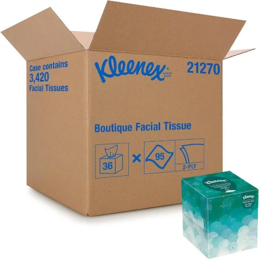 (Case of 36) Kleenex Boutique Tissues 95-Count Deal