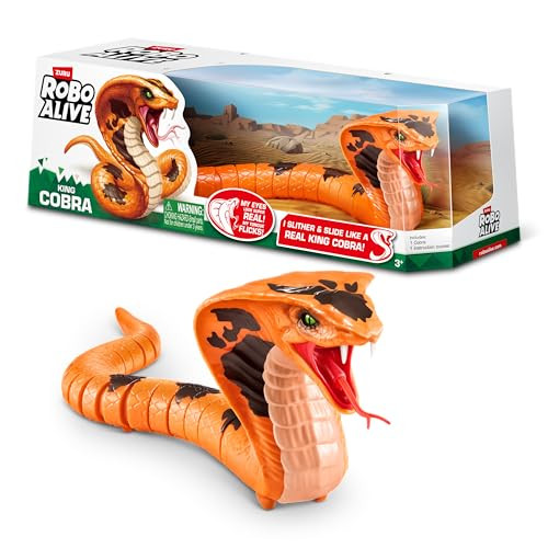 Zuru Robo Alive Battery-Powered Robotic Moving Snake Toy 17.5" (King Cobra)