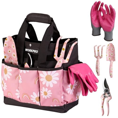 WorkPro 5-Piece Aluminum Light Gardening Floral Tool Set w/ Storage Bag Deal