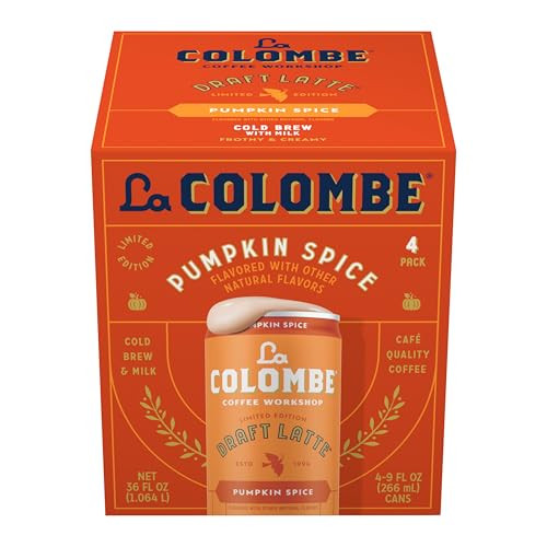 La Colombe Coffee Draft Latte Pumpkin Spice 4-Pack