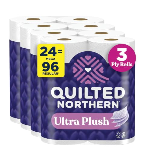Quilted Northern Ultra Plush Bath Tissue 24 Mega Rolls Deal