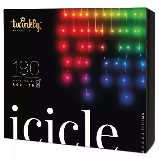 Twinkly Icicle 190 RGB LEDs (Gen 2)