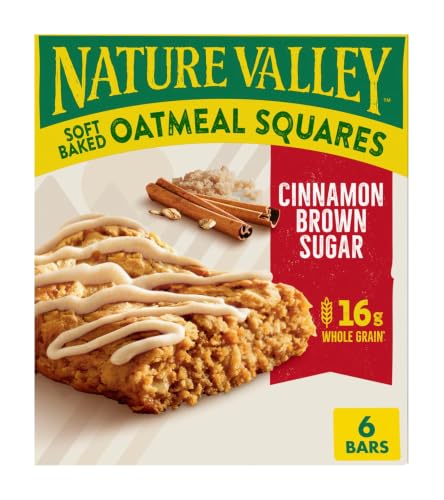 6-Count Nature Valley Cinnamon Brown Sugar Soft-Baked Oatmeal Squares (1.24 oz)