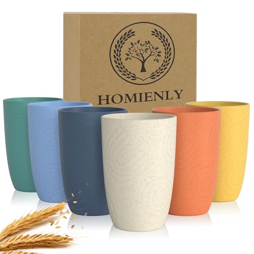 Homienly Wheat Straw Cups 6-Pack Deal