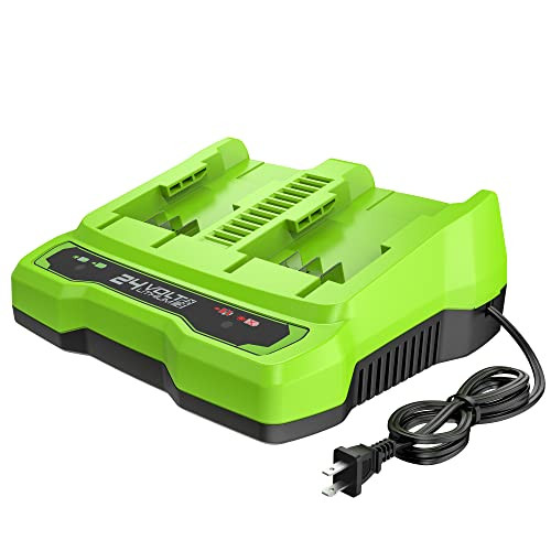Greenworks 24V Dual Port Battery Charger