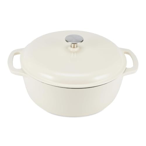 Amazon Basics 4.3-Quart Enameled Cast Iron Dutch Oven w/ Lid Deal