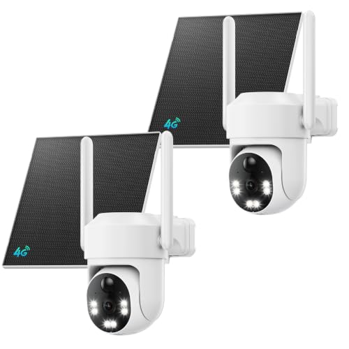 LIWAN Cellular Security Camera Outdoor 2-Pack Deal