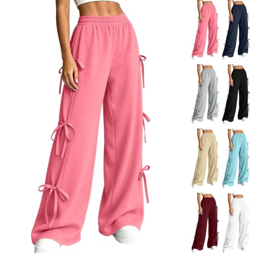 Wide Leg Sweatpants w/Side Tie Deal