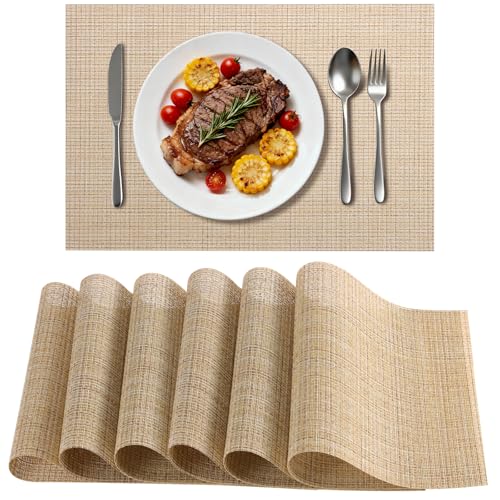 Heat Resistant Non-Slip Place Mats 6-Pack Deal