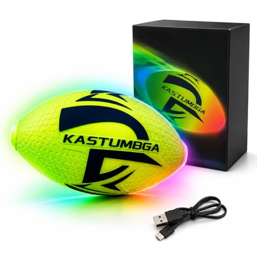Glow in the Dark Football for Kids Soft Foam Deal