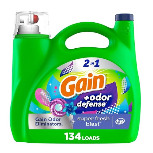 Gain Odor Defense Liquid Laundry Detergent (4 x 194-Oz)