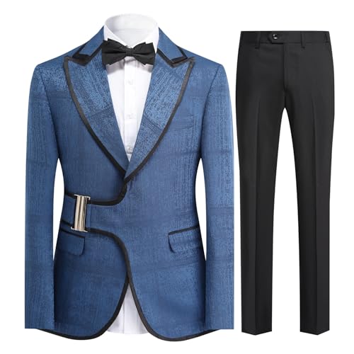 Men's Slim 2 Piece Blazer & Pants Sets