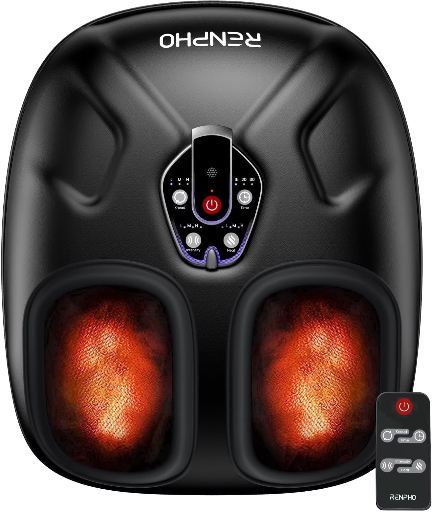 RENPHO Foot Massager with Heat and 10 Air Compression Deal