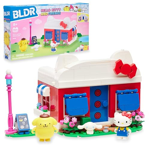 BLDR Hello Kitty and Friends: Hello Kitty’s Dream Cafe Building Set (354-Piece)