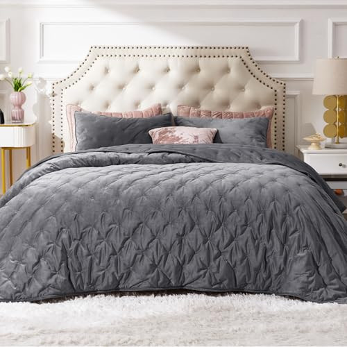 Bedsure Lightweight Fleece Comforter Set