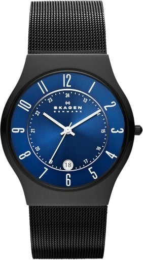 Skagen Men's Sundby Quartz Analog Stainless Steel and Mesh Watch Deal