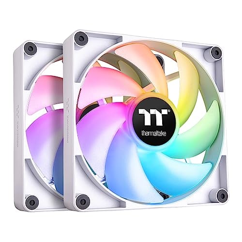 Thermaltake CT120 ARGB Sync PC Cooling Fan White (2-Fan Pack) Deal