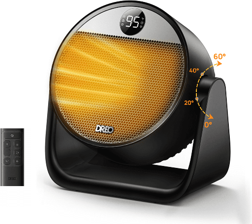 DREO 1500W Space Heater w/ Adjustable Tilt