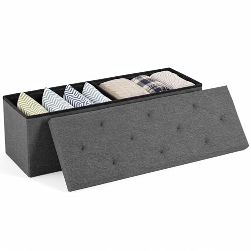 Sweetcrispy 43" Folding Storage Ottoman Bench Deal