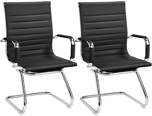 Yaheetech Faux Leather Chairs - Set of 2 Deal