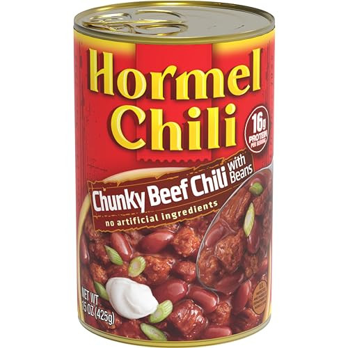 Hormel Chili Chunky Beef Chili with Beans 15-Oz