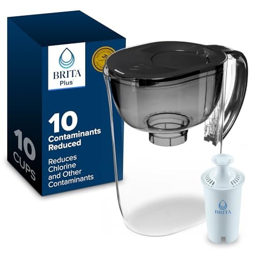 Brita Large 10-Cup Water Filter Pitcher w/ BritaPlus Filter