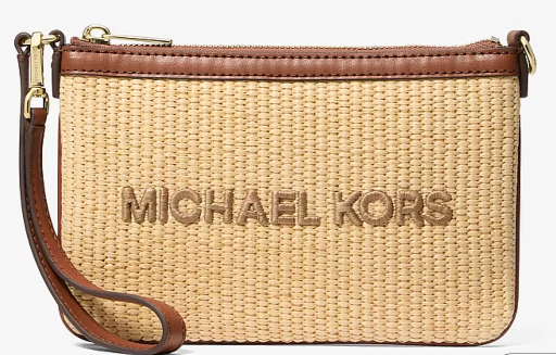 Michael Kors Jet Set Travel Small Woven Wristlet Deal