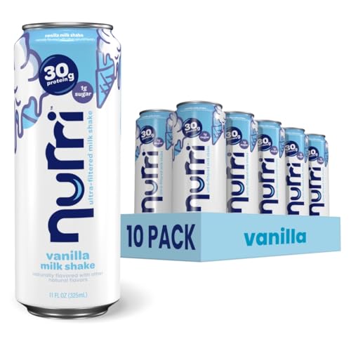 Nurri 30g Protein Ultra-Filtered Milk Shake (Vanilla) 10-Pack Deal
