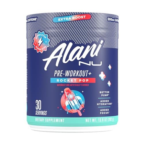 Alani Nu Pre Workout+ Powder Rocket POP 30 Servings Deal