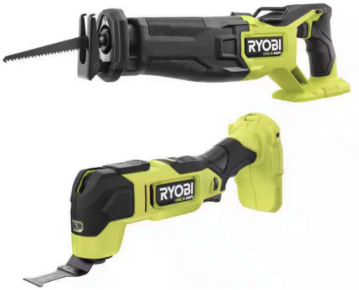 Ryobi ONE+ HP 18V Brushless Cordless Multi-Tool and Reciprocating Saw Kit (Tools Only) Deal