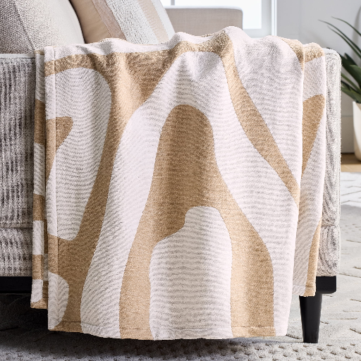 Better Homes & Gardens 50" x 72" Chenille Jacquard Throw Blanket Deal