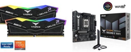 16GB (2 x 8GB) DDR5 6000 RAM Bundle with ASUS TUF GAMING B850M-E WIFI