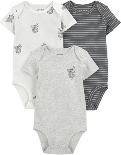 Carter's Child of Mine Baby Boy Bodysuit 3-Pack
